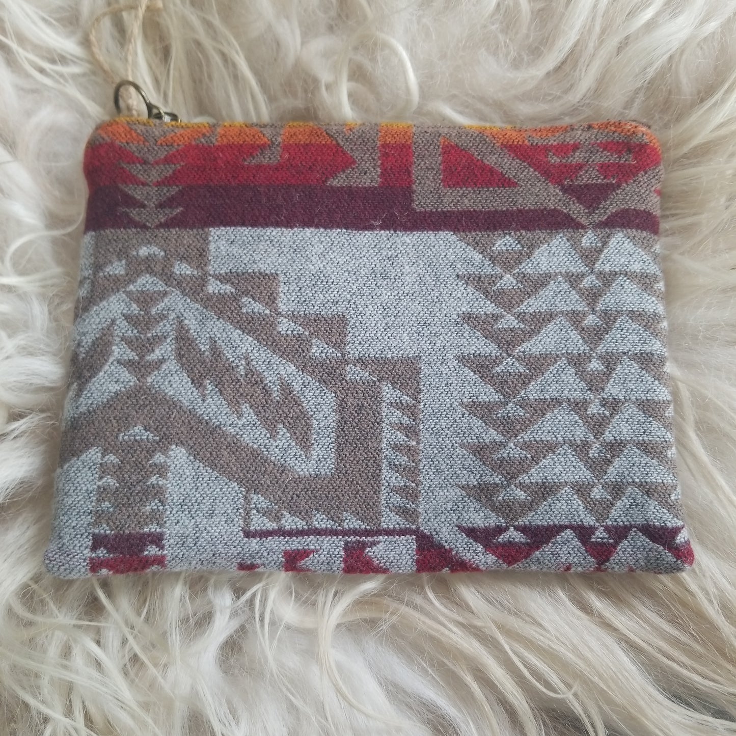 Khaki Trail Zipper Pouch