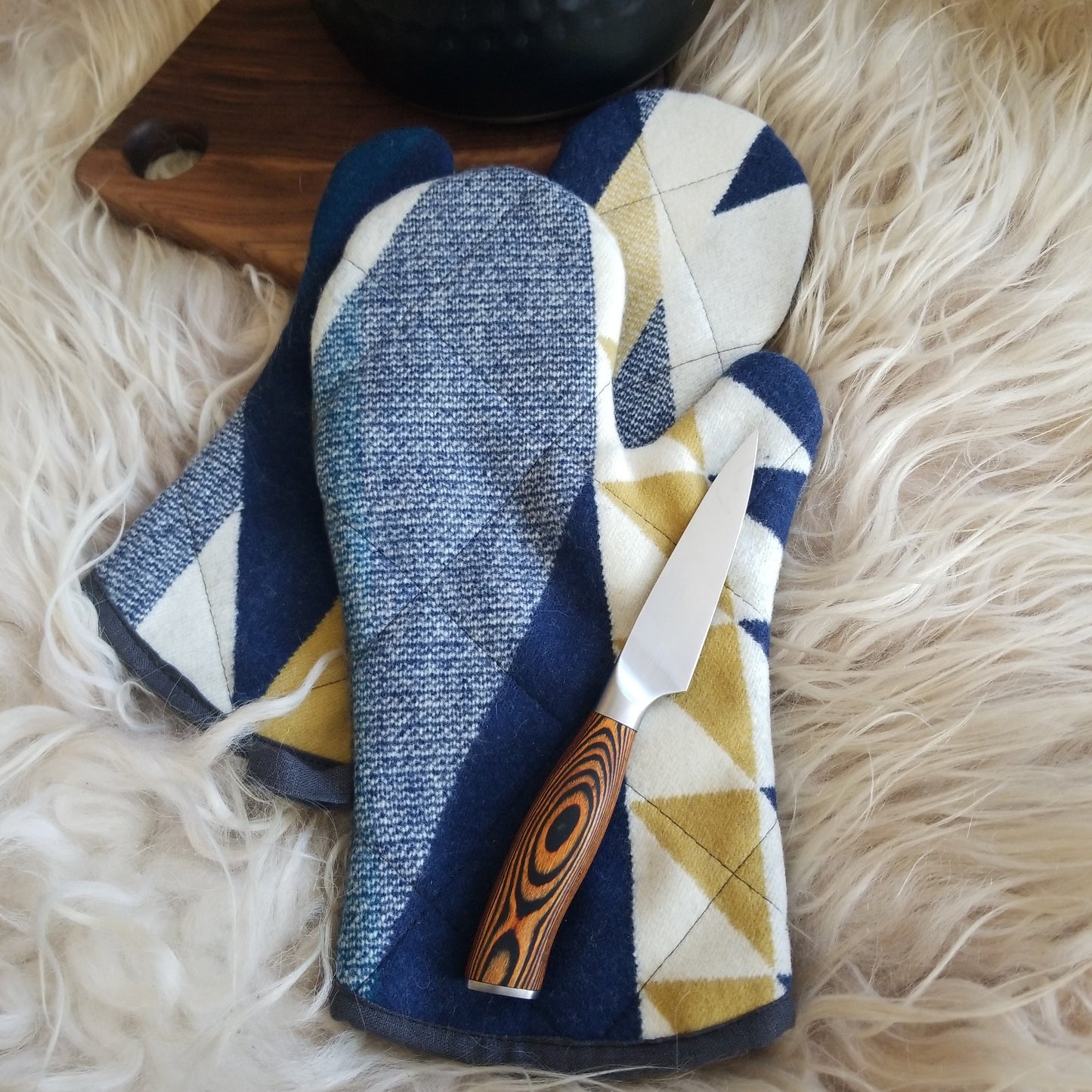 Fossil Springs Oven Mitts