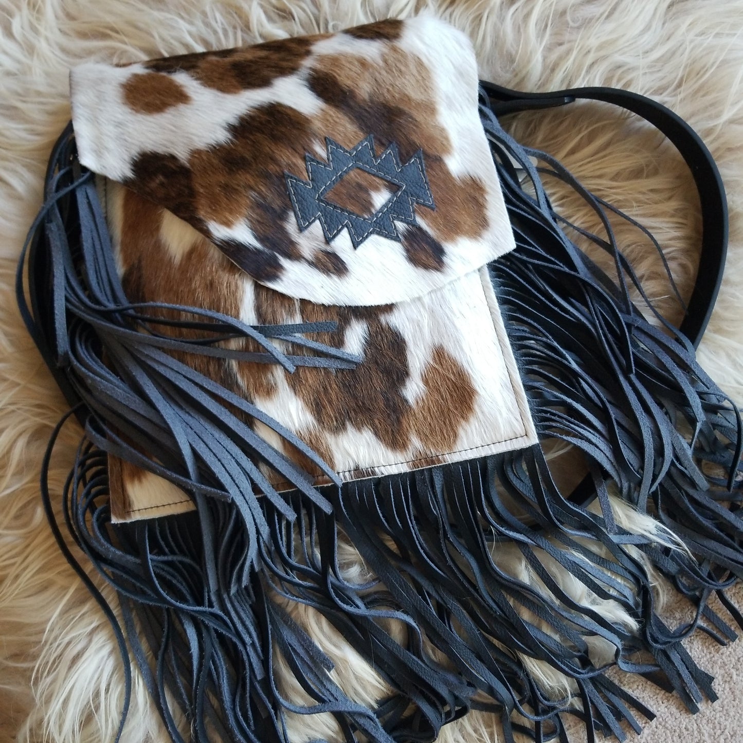 Cowhide Fringe purse