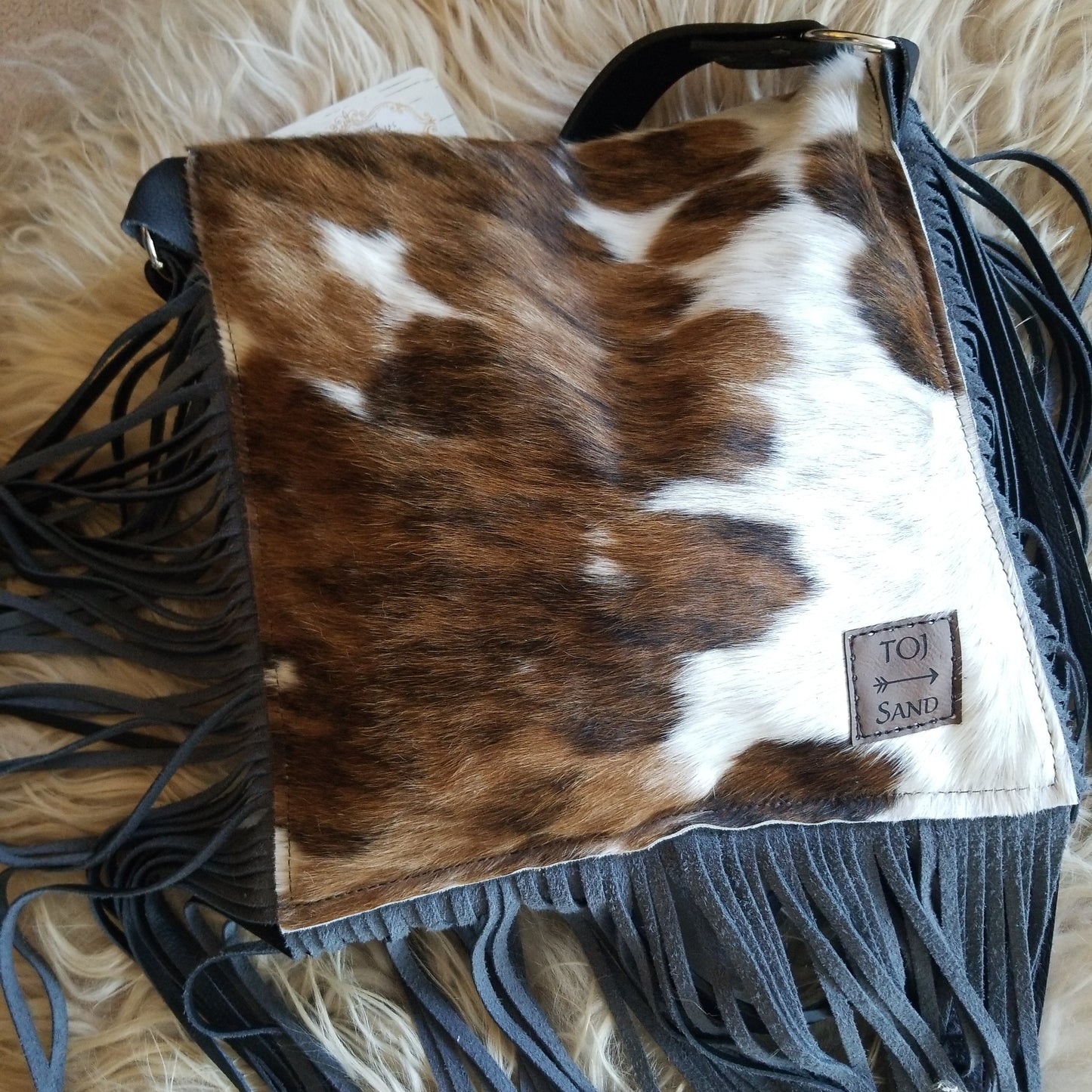 Cowhide Fringe purse