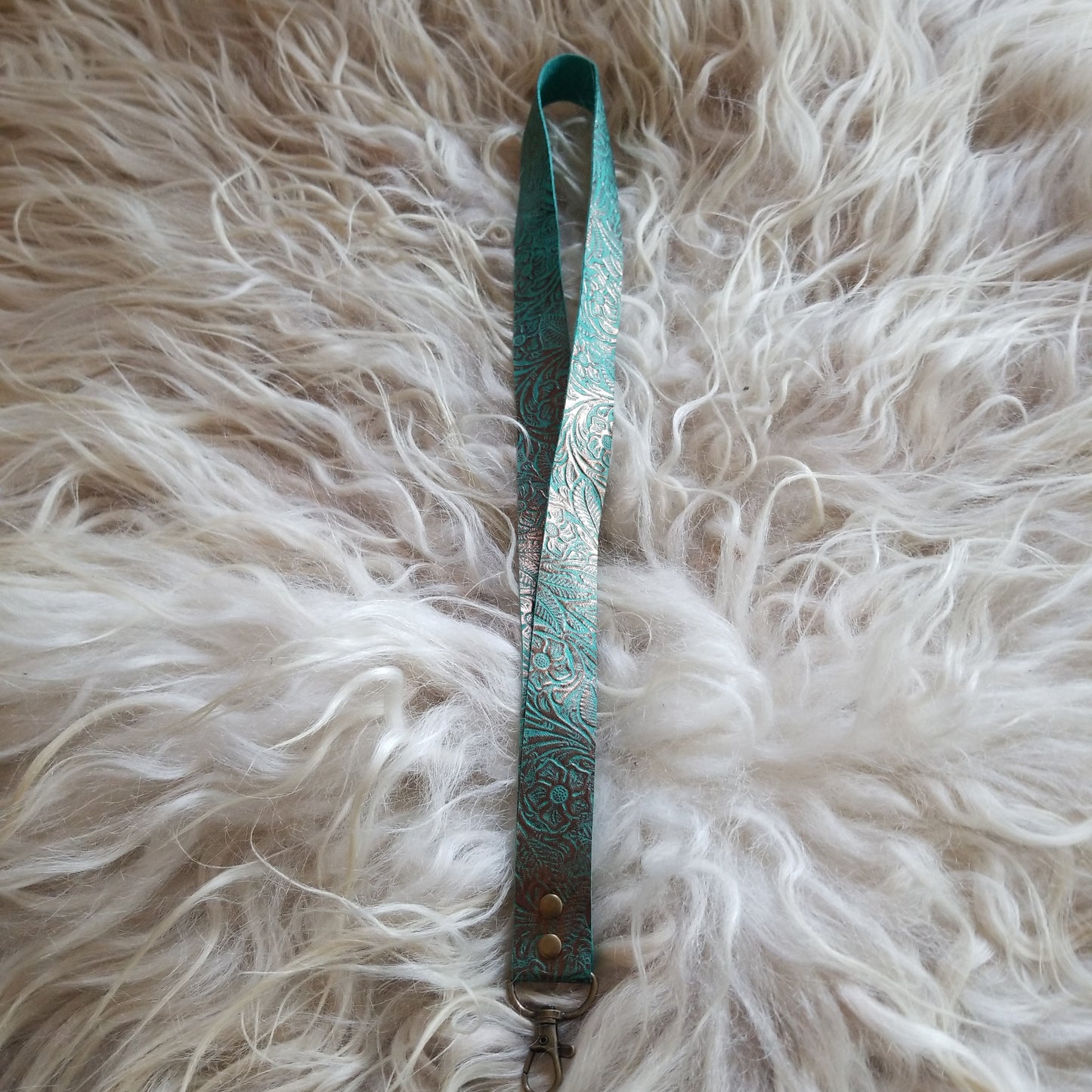 Turquoise Lanyard
