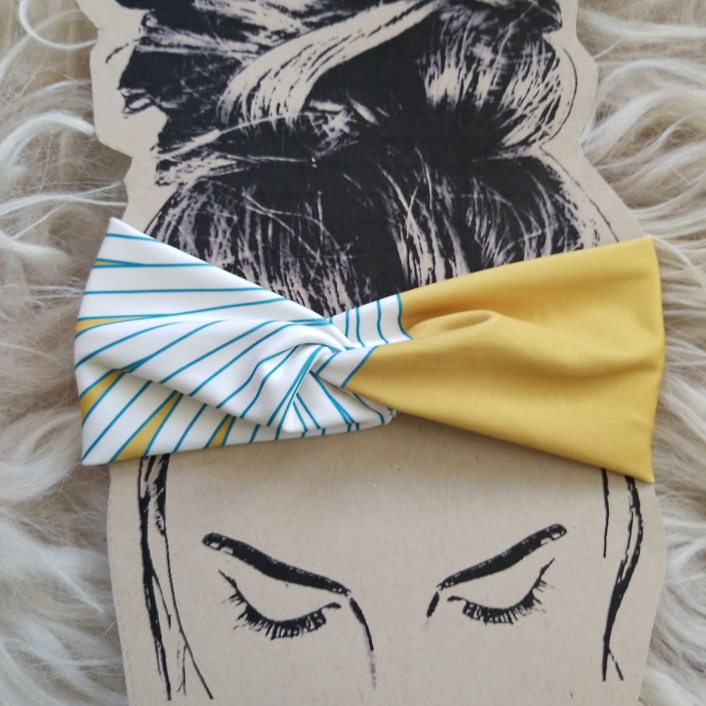 Knotted Mustard Headband