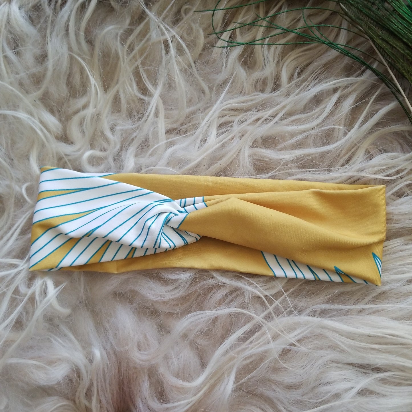 Knotted Mustard Headband