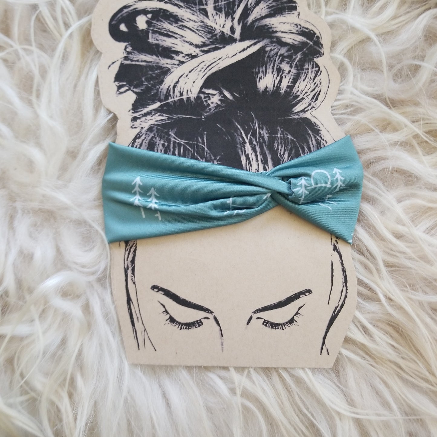 Sage Camping Toddler Headband
