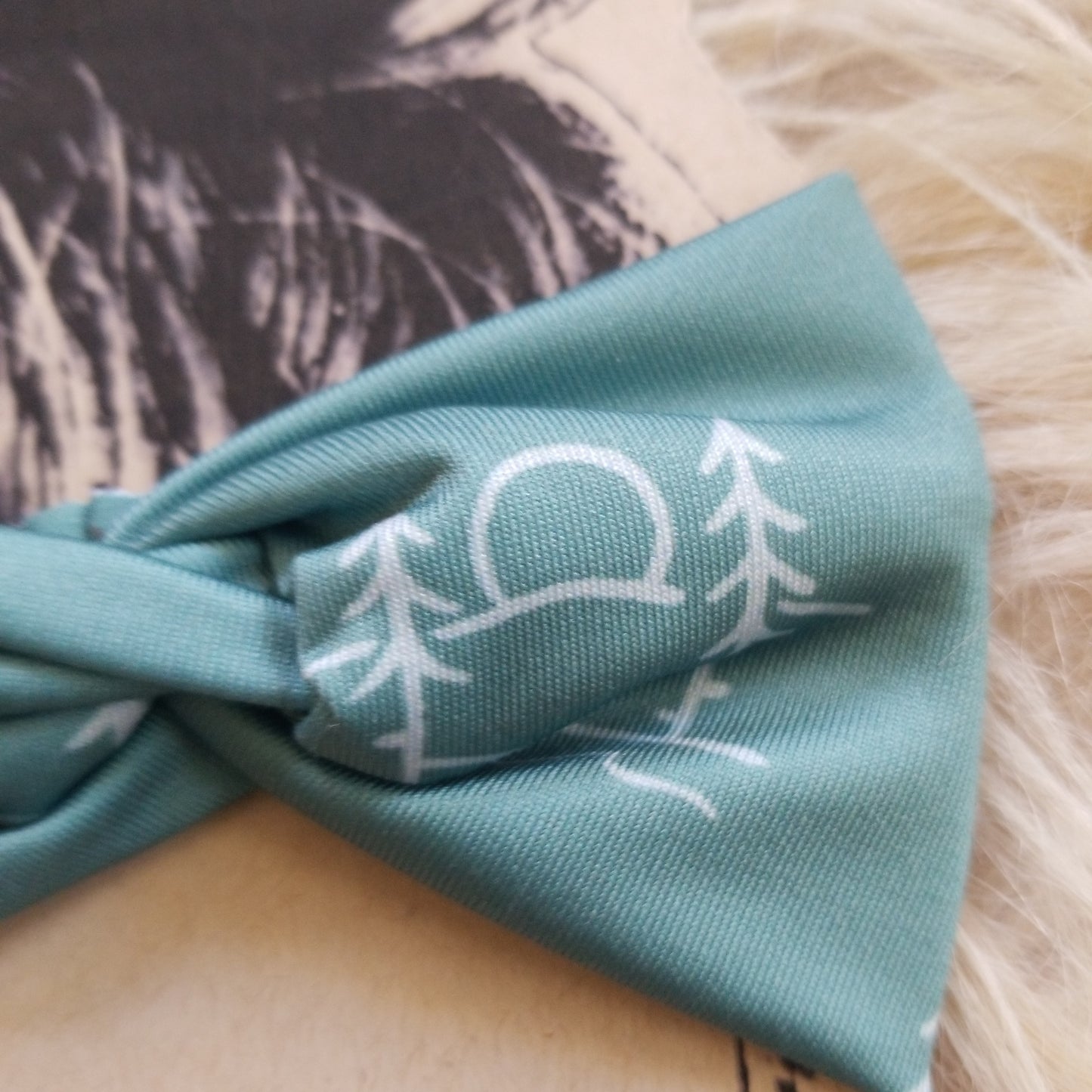 Sage Camping Toddler Headband