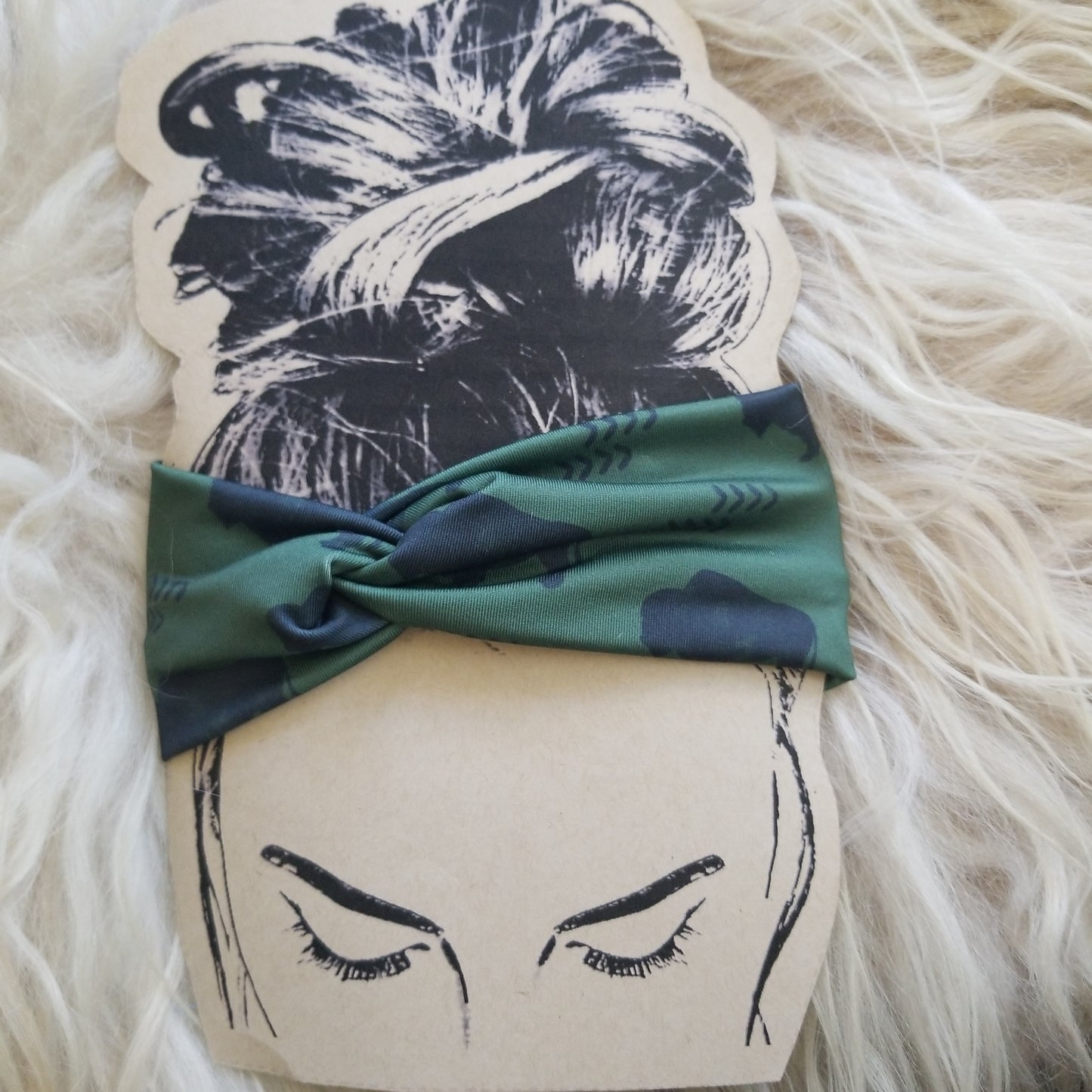 Buffalo Tracks Toddler Headband