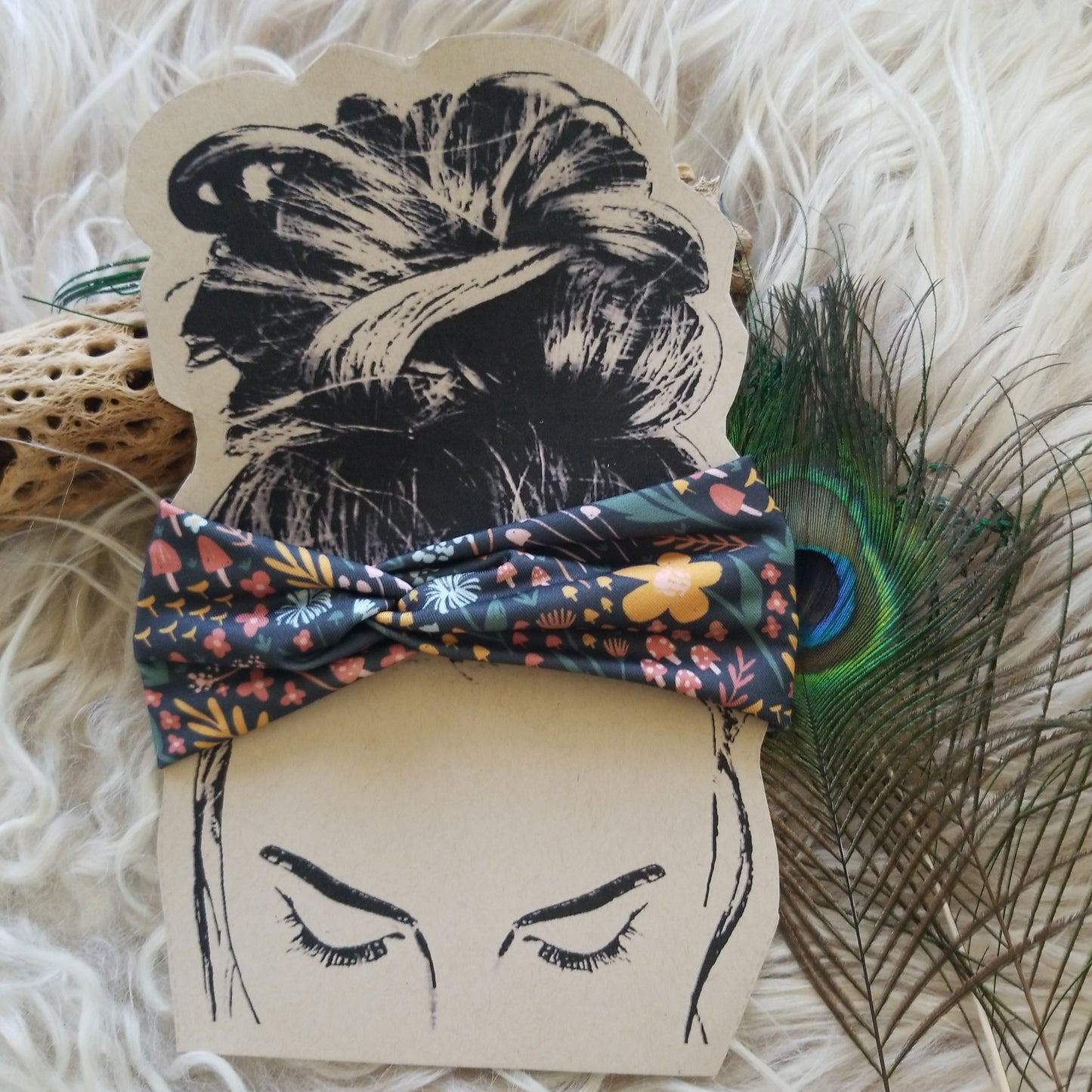Mushroom Forrest Toddler Headband