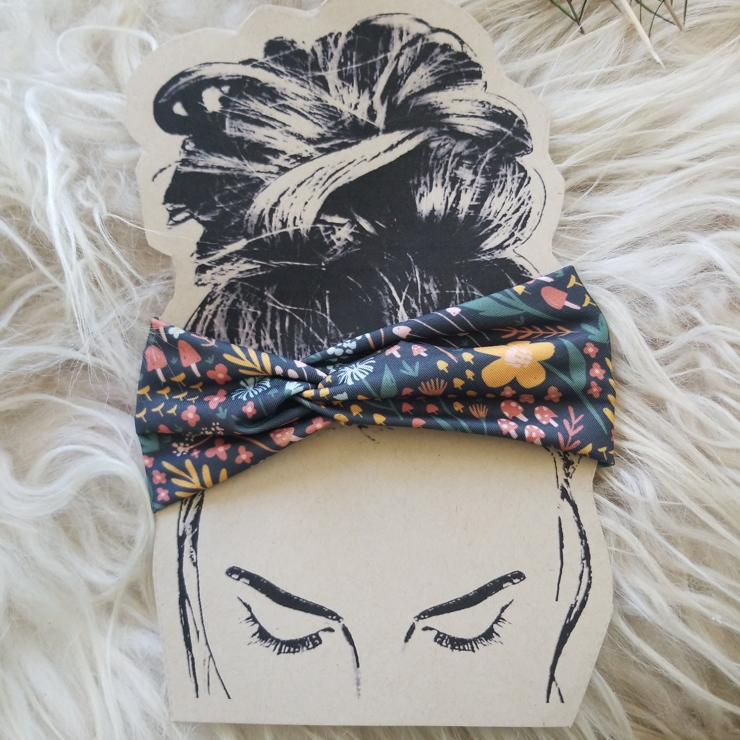 Mushroom Forrest Toddler Headband