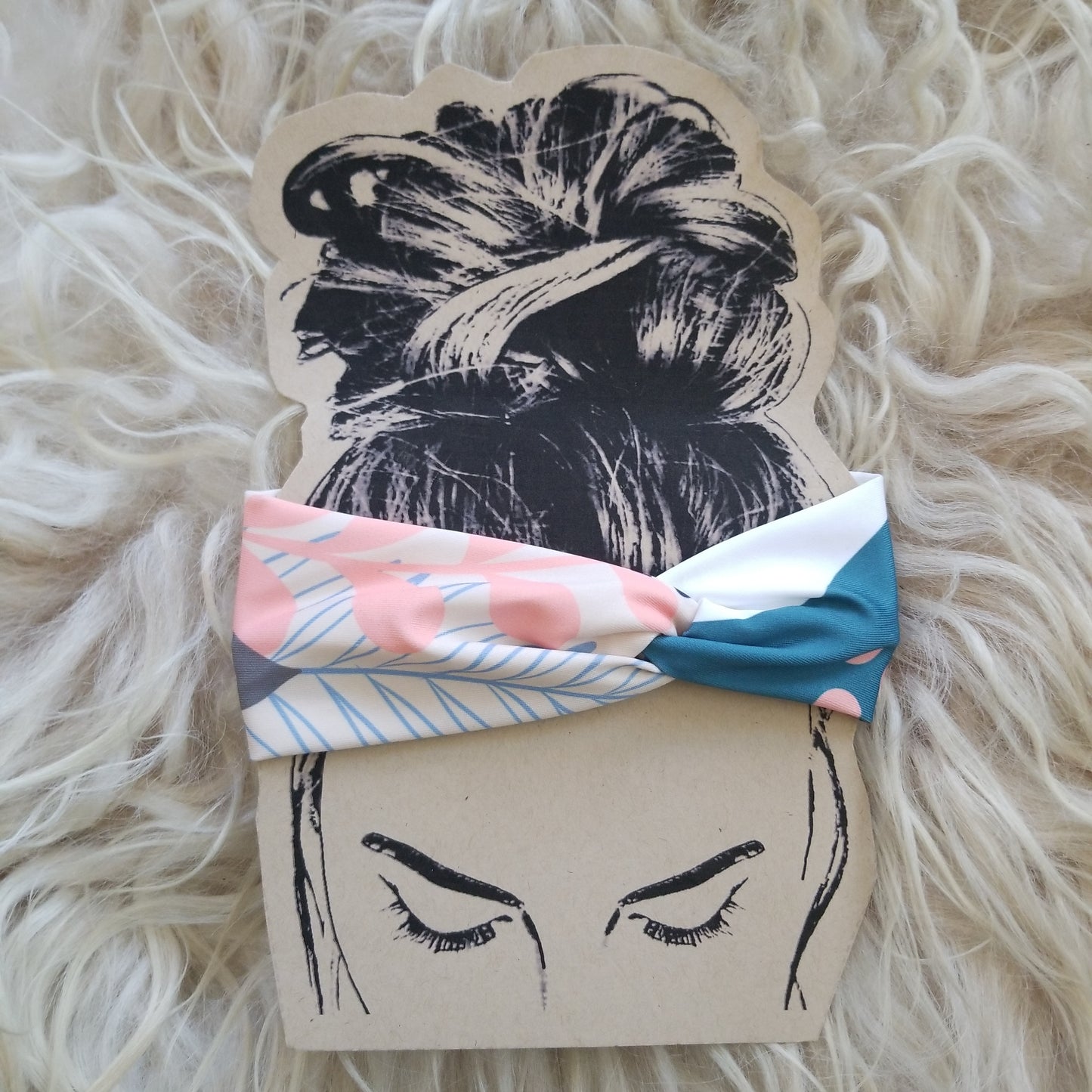 Pastel Leaves Toddler Headband