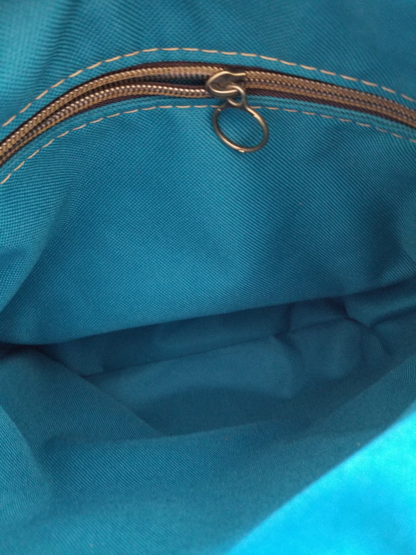 Rancho Arroyo Aqua Fringe Purse