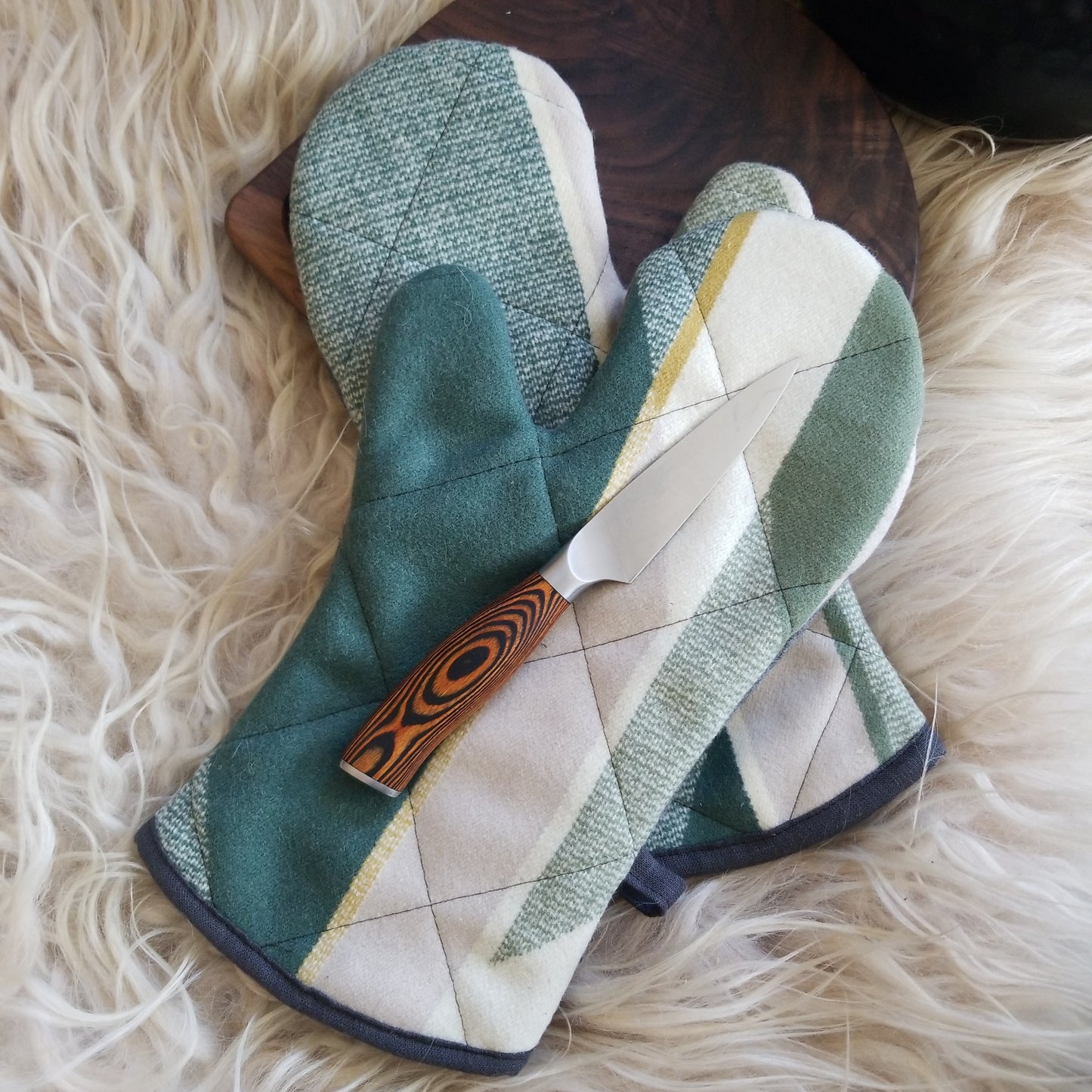 Fossil Springs Oven Mitts