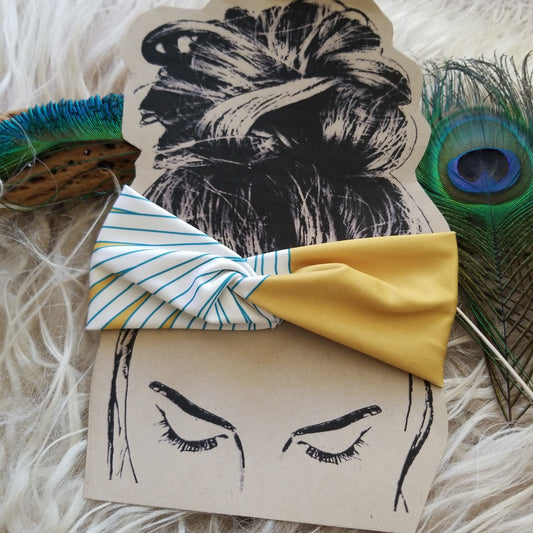 Knotted Mustard Headband